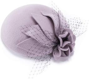 img 3 attached to 👒 Womens Ladies Socialite Fascinator Pillbox - Special Occasion Accessories for Women's Fashion