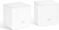 tenda whole home mesh wifi system - dual band ac1200 router replacement for smart home, compatible with amazon alexa, 3000 sq.ft coverage, 3+ room (mw3 2pk) логотип