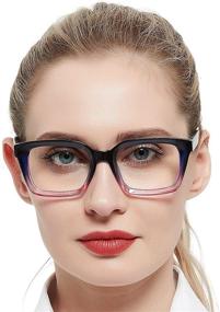 img 3 attached to OCCI CHIARI Oversized Reading Glasses for Women Designer Reader - Multiple Strengths Available 1.0-4.0