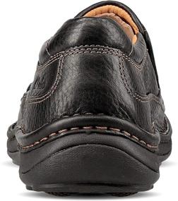 img 2 attached to Women's Clarks Schwarz Leather Slippers