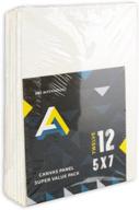 🎨 art alternatives canvas panel super value 5x7 pack of 12 - affordable and versatile painting surfaces for artists logo