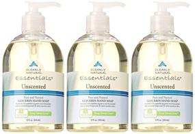 img 2 attached to Clearly Natural Glycerin Liquid Hand Soap, Unscented - Essentials, 12 fl oz, Pack of 3