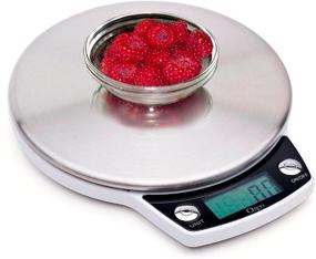 img 1 attached to 📊 Enhanced Ozeri Precision Pro Stainless Steel Digital Kitchen Scale with Expanded Weighing Platform