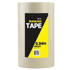 img 3 attached to OGI General Purpose Masking Tape: 0.94-Inch by 60-Yard, 9-Pack for Production Painting
