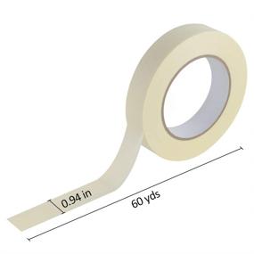 img 2 attached to OGI General Purpose Masking Tape: 0.94-Inch by 60-Yard, 9-Pack for Production Painting