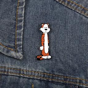 img 2 attached to 🐯 Cute Tiger Enamel Pins - Cartoon Lapel Pin Brooch Badge for Backpacks, Jackets, and More - Funny Animal Pins for Gifts and DIY Accessories - Perfect for Clothing, Bookbags, and Hat Decoration