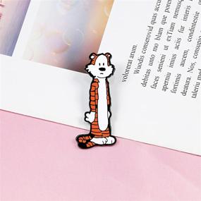 img 1 attached to 🐯 Cute Tiger Enamel Pins - Cartoon Lapel Pin Brooch Badge for Backpacks, Jackets, and More - Funny Animal Pins for Gifts and DIY Accessories - Perfect for Clothing, Bookbags, and Hat Decoration