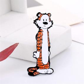 img 3 attached to 🐯 Cute Tiger Enamel Pins - Cartoon Lapel Pin Brooch Badge for Backpacks, Jackets, and More - Funny Animal Pins for Gifts and DIY Accessories - Perfect for Clothing, Bookbags, and Hat Decoration