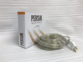 img 3 attached to PERSIK 18-Ft 216ct Clear Incandescent Rope Light indoor/outdoor