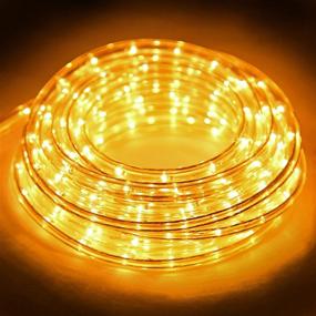 img 2 attached to PERSIK 18-Ft 216ct Clear Incandescent Rope Light indoor/outdoor