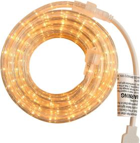 img 4 attached to PERSIK 18-Ft 216ct Clear Incandescent Rope Light indoor/outdoor