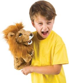 img 1 attached to 🦁 Folkmanis 2562 Lion Stage Puppet: Roar into Imaginative Playtime!