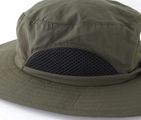 img 3 attached to LLmoway Outdoor Breathable Bucket Summer Boys' Accessories for Hats & Caps