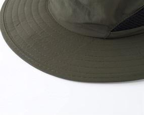 img 2 attached to LLmoway Outdoor Breathable Bucket Summer Boys' Accessories for Hats & Caps