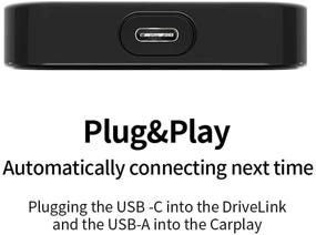 img 1 attached to 🔌 Cplay2air Wireless Carplay Adapter for 2019-2021 Automobiles | Convert Wired to Wireless Carplay Effortlessly | 3.15inch, Black