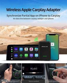 img 3 attached to 🔌 Cplay2air Wireless Carplay Adapter for 2019-2021 Automobiles | Convert Wired to Wireless Carplay Effortlessly | 3.15inch, Black