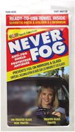 🧻 blue magic never fog towelette - single pack: instant visibility for clear vision logo