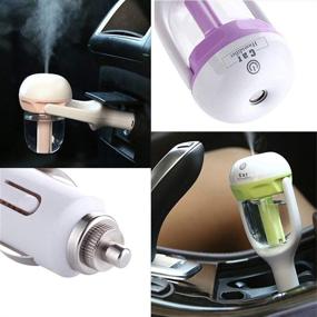 img 1 attached to 🌬️ Revitalize Your Car with MIGHTYDUTY Car Air Humidifier Aromatherapy Essential Oil Diffuser Freshener Diffuser Purple