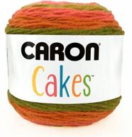 🍓 caron cake yarn strawberry kiwi - 7.1oz self-striping yarn ball logo