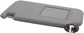 img 4 attached to 🌞 Видеокарта левого солнцезащитного козырька для Toyota RAV4 с люком 2006-2013 - Ezzy Auto серый