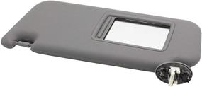 img 3 attached to 🌞 Driver Side Sun Visor for Toyota RAV4 with Sunroof 2006-2013 - Ezzy Auto Gray
