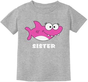 img 4 attached to Gift for Big Sister: Youth Shark Shirt for Kids - SEO-Optimized T-Shirt