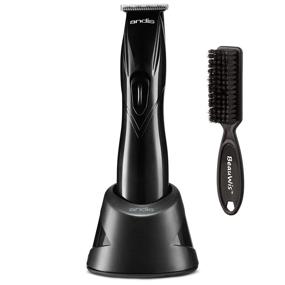 img 4 attached to 💇 Andis Slimline Pro Li T-Blade Trimmer Black #32475 - The Ultimate Grooming Solution with BeauWis Blade Brush!