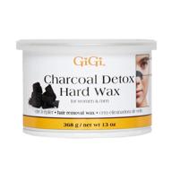 gigi charcoal detox facial wax - unclogs pores, stripless formula 🧖 for delicate skin - brows & upper lip - 13 oz, 1-pack logo