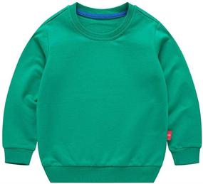 img 4 attached to PTPuke Toddler Little Sweatshirt T Shirts Boys' Clothing