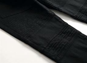 img 2 attached to 👖 Ultra-Stylish Skinny Distressed Biker Jeans: Perfect for Boys' Fashion in Jeans