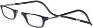 clic original expandable (xxl) black +2.00 readers: stylish & comfortable eyewear for enhanced vision logo