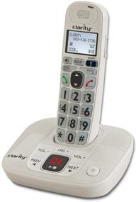 img 1 attached to Clarity 53714 Dect 6.0 Amplified Cordless Phone with Digital Answering System - VoIP Phone and Device, White (Model D714)