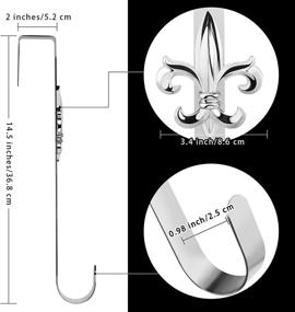 img 3 attached to Вешалка для рождественских венков Fovths Interchangeable