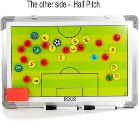 img 1 attached to 📋 Wrzbest Football Soccer Coaching Whiteboard Clipboard - Tactical Strategy & Match Plan Board for Coaches, Training Aid, and Equipment Assistance