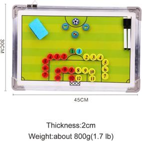 img 3 attached to 📋 Wrzbest Football Soccer Coaching Whiteboard Clipboard - Tactical Strategy & Match Plan Board for Coaches, Training Aid, and Equipment Assistance