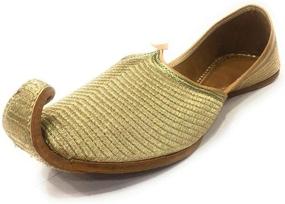 img 4 attached to Step Style Khussa Punjabi Handmade Men's Shoes