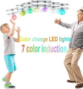 img 3 attached to 🌈 Kizmyeeco Colorful Flashing Infrared Induction: A Fun and Interactive Toy for All Ages