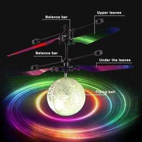 img 1 attached to 🌈 Kizmyeeco Colorful Flashing Infrared Induction: A Fun and Interactive Toy for All Ages