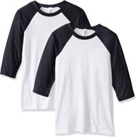 marky apparel 4 sleeve baseball t shirt 2 logo