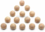 🔴 enhance your décor with weichuan 1-1/2 inch unfinished wood ball drawer knobs - pack of 15 логотип