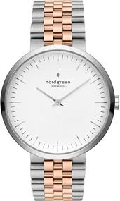 img 4 attached to ⌚ Часы Nordgreen Infinity для женщин в скандинавском серебряном стиле: элегантная универсальность с возможностью замены ремешков.