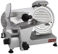 🔪 beswood220 - 9" premium electric deli meat cheese food slicer: chromium-plated steel blade for commercial and home use, 240w logo
