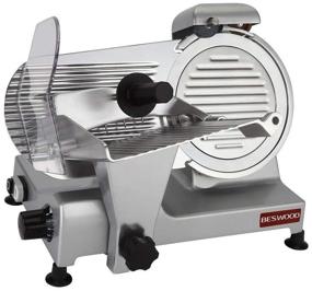 img 4 attached to 🔪 BESWOOD220 - 9" Premium Electric Deli Meat Cheese Food Slicer: Chromium-plated Steel Blade for Commercial and Home Use, 240W