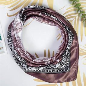 img 1 attached to Chalier Fashion Bandana Beautiful Inches Women's Accessories for Scarves & Wraps