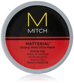 img 4 attached to 💇 Paul Mitchell MITCH Matterial: Сильная фиксация глиной для укладки волос для мужчин с ультра-матовым финишем, идеально подходит для всех типов волос