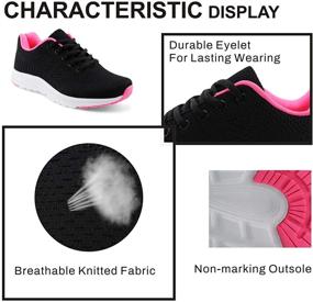 img 1 attached to JABASIC Breathable Running Sneakers Lightweight Women's Shoes and Athletic