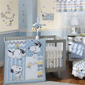 img 1 attached to 🐶 Простынь для детской кроватки My Little Snoopy от Lambs & Ivy: мягкое и очаровательное постельное белье для комфорта вашего ребенка.