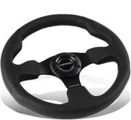 🏎️ nrg innovations rst-012r 320mm leather steering wheel - race style with black stitching logo