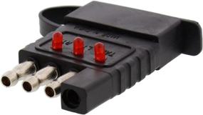 img 1 attached to ABN 4 Way Trailer Light Inline Circuit Tester | LED Output for Quick and Effortless Results