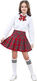 img 3 attached to Girls Skirt School Uniform Tartan